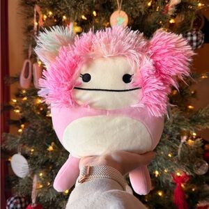 Squishmallow Caparinne the Pink Bigfoot